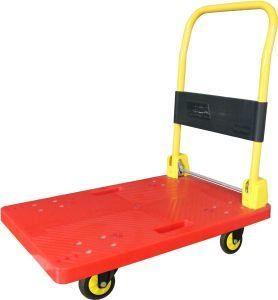 High Capacity Hard Plastic Pushcart Platform Hand Truck Push Cart