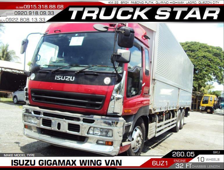 Isuzu Gigamax Wing Van 6UZ1 Engine 32Footer Truck For Sale on Carousell