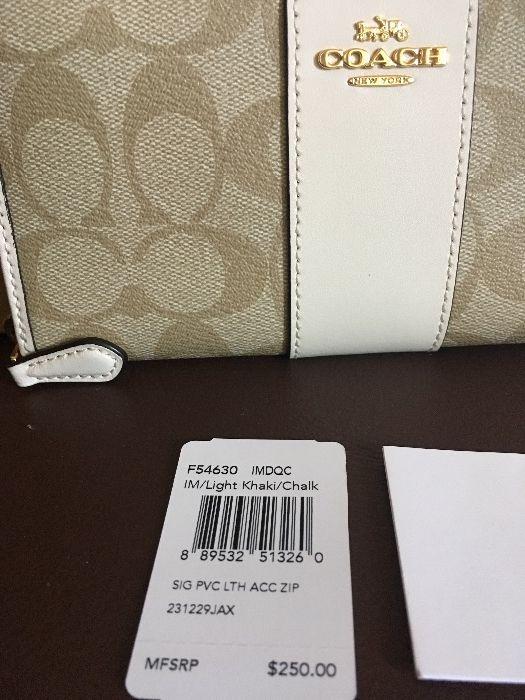 Coach long wallet for women (Category: Wallets & Card Holders) located in Manila. Submitted by maysley (Listing ID 238749043, Image 3). Description: original coach long wallet in creamy white signature from With complete inclusion onhand brandnew with tags with care card and gift receipt with paper bags bdo,bpi lalamove,grab,lbc Meet up avail pandacan area You can visit my page(may’s online US brands online shop.