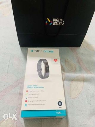 Fitbit Alta HR Gray small Apple Watch