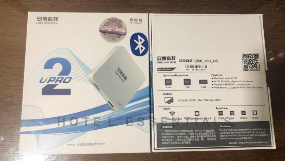 UNBLOCK TECH PRO 2 I950_16G_OS with Bluetooth ubox upro (Category: Media Streamers & Hubs) located in Manila. Submitted by hotelessentials09164061606 (Listing ID 238756988, Image 2). Description: Brand New UNBLOCK TECH PRO I950_16G_OS - Php 5000 with Bluetooth(ubox/upro) -Free to watch almost 600 channels all over the world (U.S., China, Taiwan, Hong Kong, Korea, Japan, India, Russia, France, Malaysia, Vietnam, England, News, Kids, Documentary, M