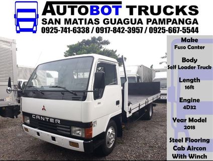 Fuso Canter Self Loader with Winch - Japan Surplus Truck