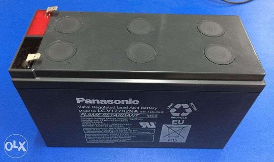 Panasonic 12v UPS battery 12 Volt 72Ah 20 HR LCV127R2NA 12V 7A 7Ah
