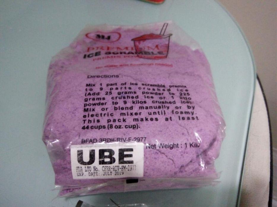 P99 ONLY ice scramble - ube and choco only (Category: Local Eats) located in Manila. Submitted by bogsz (Listing ID 238764596, Image 3). Description: Ice scramble 1 kg - ube and choco flavor.