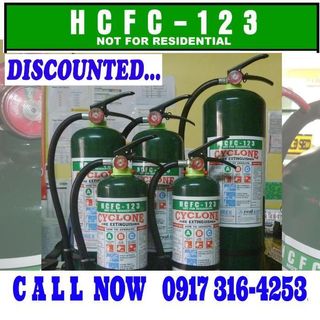 HCFC 123 HFC 23 fa Fire Extinguisher Brand new Refill