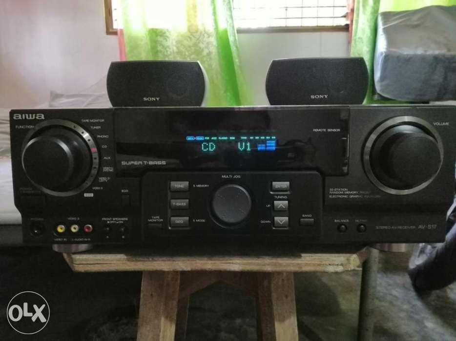 Aiwa Amplifier (Category: Soundbars, Speakers & Amplifiers) located in Davao. Submitted by rolandear (Listing ID 238768822, Image 2). Description: Model : AV-S17U STEREO AV Receiver AC: 120 Volts Power consumption: 75 Watts **** speaker not included****.