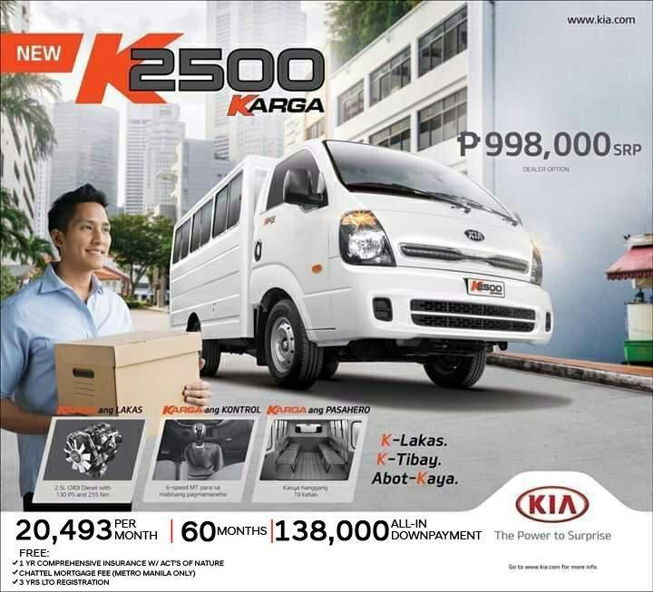 kia k2500 closed van