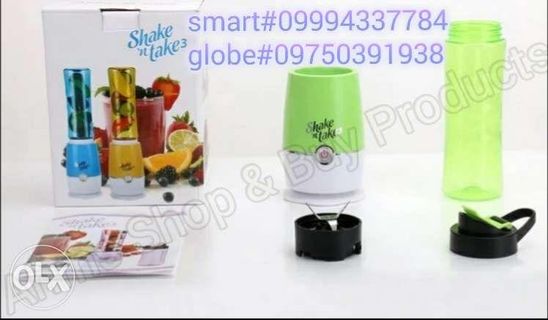 Shake N Take three Juice Fruit Blender with two Bottles High Quality