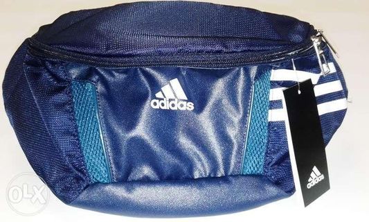 ADIDAS Sports Running Travel Training Waist Hip Bag Pouch Blue ZQ013D