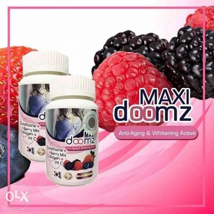 SALE Collagen Maxidoomz Authentic brandnew (Category: Maternity Care) located in Mandaluyong City. Submitted by miumiume (Listing ID 238792432, Image 3). Description: BRANDNEW Sagging breasts? Small breasts? No problem! Maxi Doomz is breast firming beauty pills those you can take for making your breast bigger and being enhanced. % Authentic % Proven Safe and Effective #MAXIDOOMZ Anti-Aging + Whitening + Breast Enhancer 30 Capsules/Bottle by JP Na