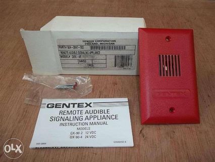 Gentex USA model GX90-4R Fire Alarm Horn Sounder 24v