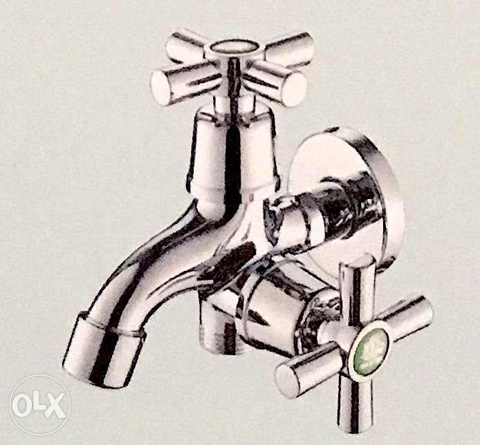 Telephone shower with 2 Way Faucet (Category: Construction & Building Materials) located in Manila. Submitted by allan5 (Listing ID 238797559, Image 2). Description: 2-Way Faucet with Telephone Shower *Zinc Chrome-plated **1.5m hose.