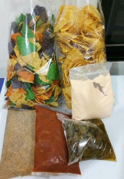 Nachos and Cheese Dips (Category: Packaged & Instant Food) located in Mexico. Submitted by coolsun.foodhaus (Listing ID 238799876, Image 2). Description: Nachos Plain and Colored 500g Our nachos is made by leading manufacturer of quality nacho chips made from 100% pure corn, No MSG, Non-GMO, always fresh and new. You will surely enjoy the thin and cripy chips until your last piece. We guarantee less "durog" and longer expiration of our product. B