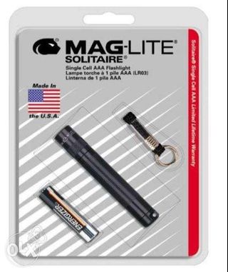 Maglite 2 Lumens 1 x AAA Solitaire Incandescent Flashlight ZQ015F