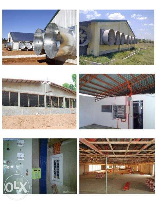 Tunnel Ventilated Poultry or Piggery Farm Design and Construction