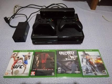 XBOX ONE with KINECTS and multiple games