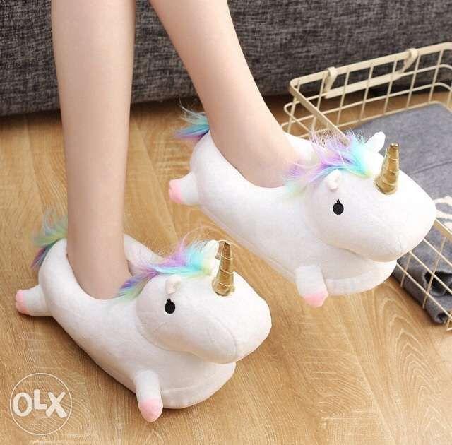 unicorn bedroom slippers