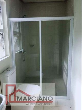 Aluminum Sliding Glass Door Shower Enclosure