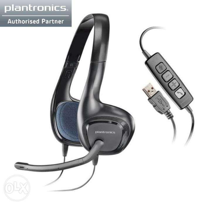 Plantronics Audio 628 Stereo USB Headset Audio Headphones