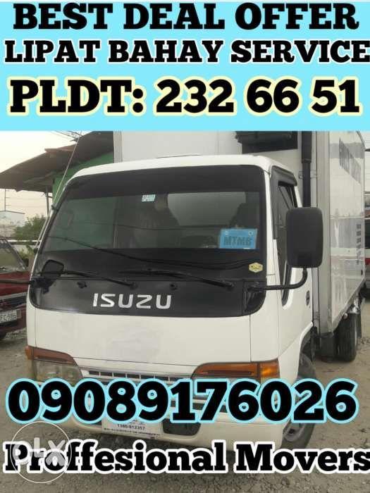 Delivery van with expert movers lipat bahay