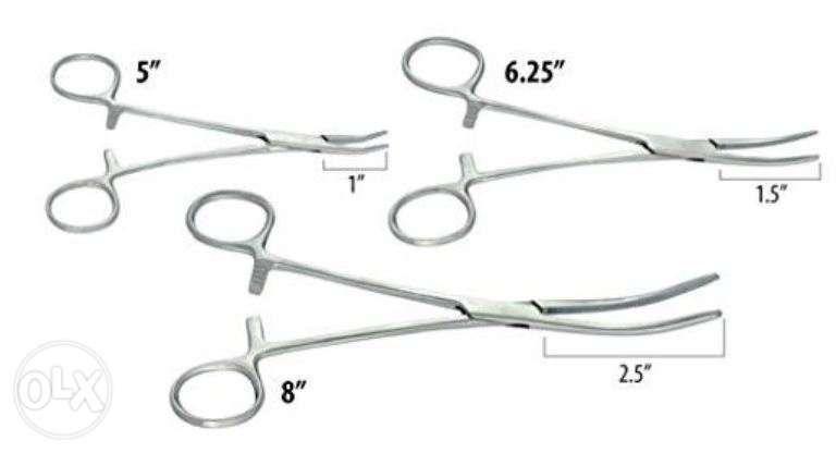 Ultimate Hemostat Set, 6 Piece Ideal for Hobby Tools, Electronics, Fishing  and Taxidermy (8, 6.25 and 5)