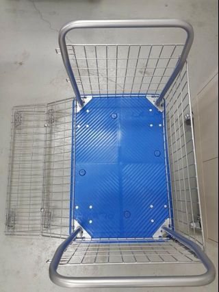 Double Handle Push Cart 300kg Platfrom Trolley