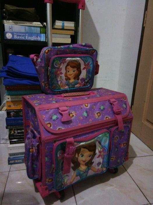 sofia the first trolley bag