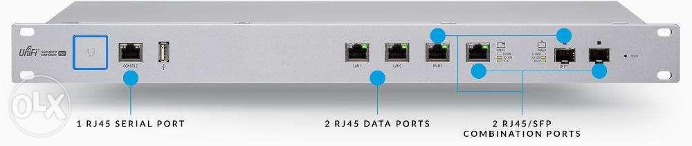 USGPRO4 UniFi Security Gateway PRO 4Port (Category: Networking) located in Quezon City. Submitted by ann_xbs (Listing ID 238831313, Image 2). Description: • Ubiquiti Networks UniFi Security Gateway PRO 4-Port (USG-PRO-4) • 4 Gigabit RJ45 Ports Plus 2 Gigabit SFP Ports for Fiber Connectivity If Needed • Standard Rackmount 1U Size • Provide cost-effective, reliable routing and advanced security for your network ..Brand New 1-2 days process to order