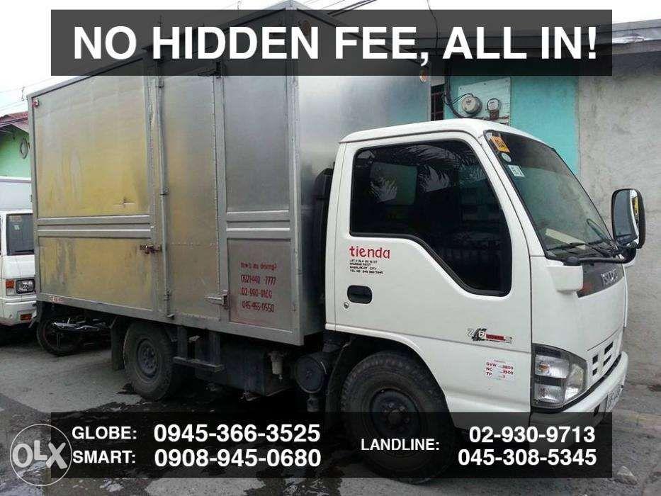 Lipat Bahay Truck for Rent Brand New 11x6ft NHR Isuzu Truck