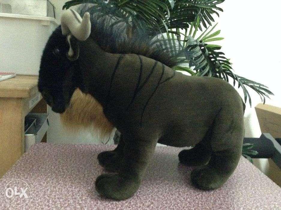 Luxurious 17 in Length Plush Stuffed Toy Wildebeest From Zoology 101
