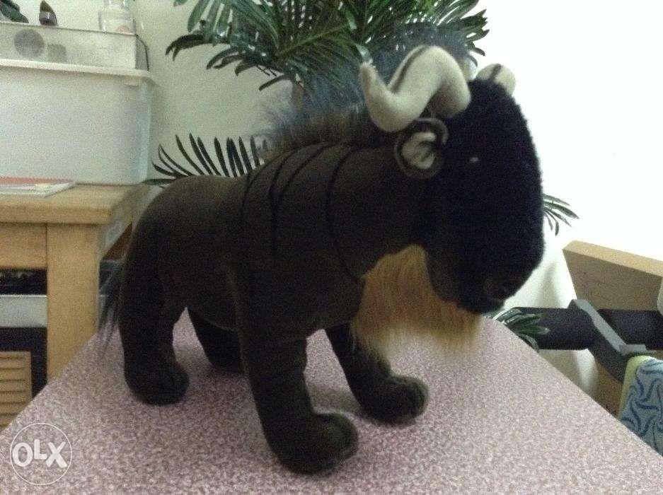Luxurious 17 in Length Plush Stuffed Toy Wildebeest From Zoology 101