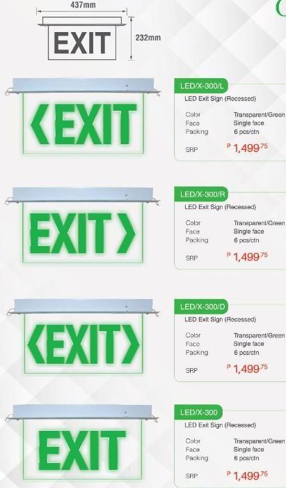 omni exit sign