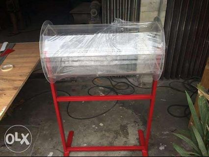 Acrylic Tambiolo with metal stand for raffle game