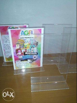 We customized acrylic frames acrylic stand and more