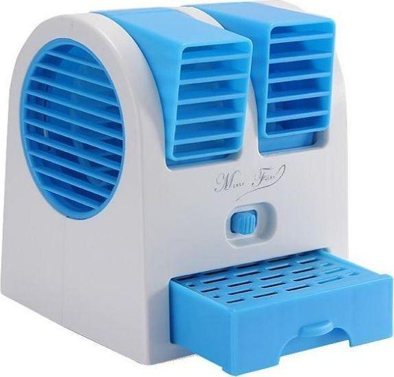Portable Desktop Table Mini Electric USB Fan Air Con Condition Cooler (Category: Portable Music Players) located in Manila. Submitted by kiconline (Listing ID 238847190, Image 2). Description: FEATURES: - Mini Fragrance Air conditioner Cooling Fan is made of durable hard plastic material, and powered by 3 AA batteries and USB cable to provide strong wind with low power consumption With desktop design and easy to use, it is a wonderful mini air-co