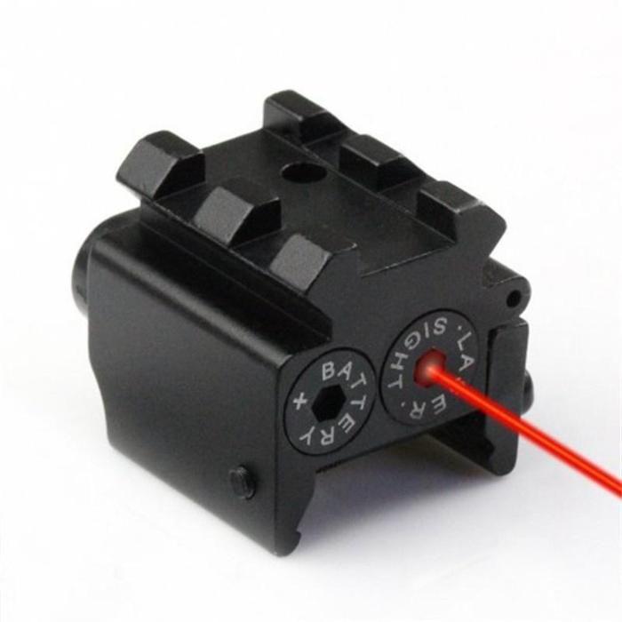 Airsoft Laser Sight Pistol Rifle Sniper Red Target Line Dot Pointer Tactical Scope (Category: Airsoft) located in Manila. Submitted by kiconline (Listing ID 238847228, Image 3). Description: FEATURES: Fit to 20mm standard Weaver and Picatinny Rails Power: < 5mW Voltage: DC 4.5V, 3 pcs LR41 Wavelength: 650nM Effective distance: 300 meter at night Weight (net): 30g (1.1 Ounces) Size: 28x26mm, mini style T6061 High class aluminum alloy in beautiful 