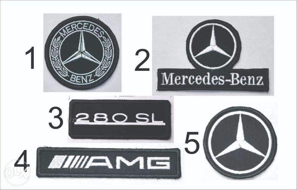 For AMG Mercedes Benz Motor Sport P1122 Embroidered Iron on Patch High Quality 