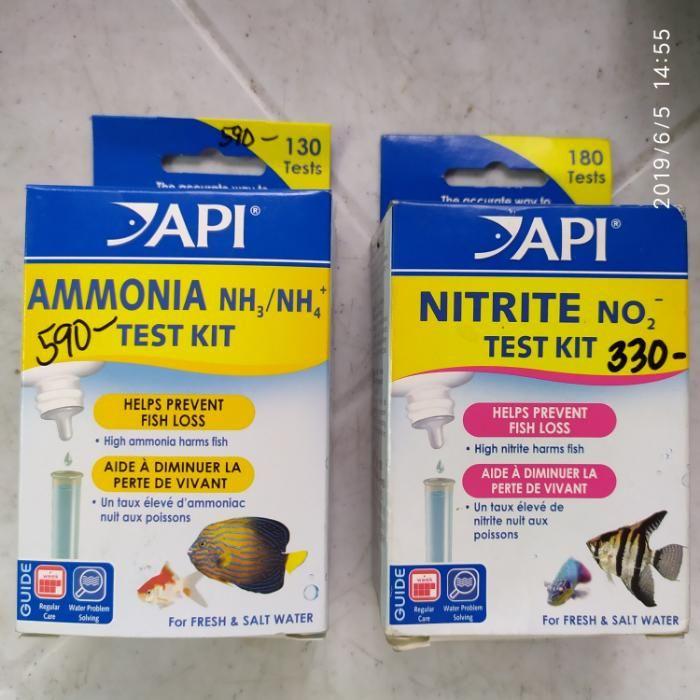 API Ammonia and Nitrite Test Kit for Freshwater Marine, Pet Supplies ...