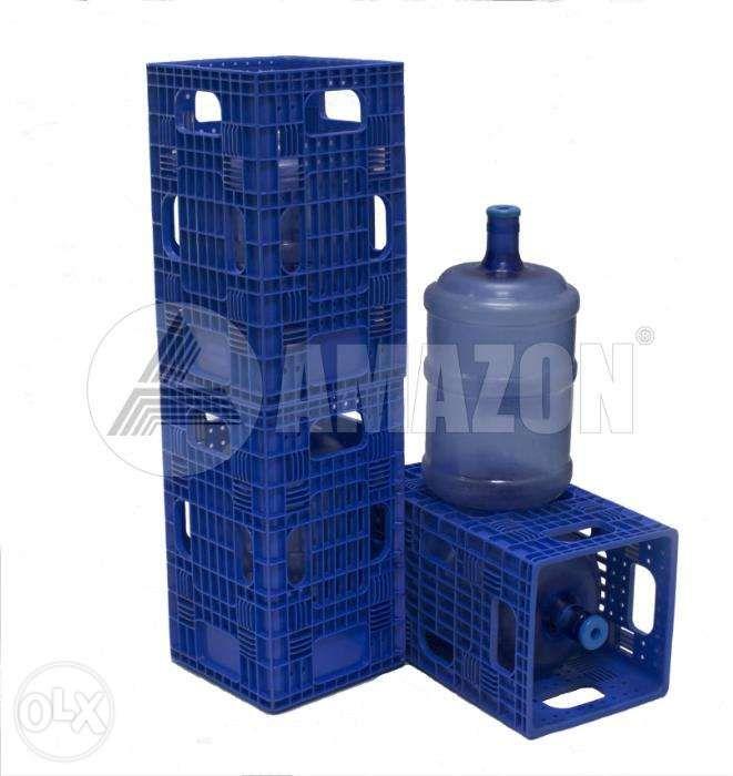 5 Gallon Bottle Plastic Crate, Furniture & Home Living, Home
