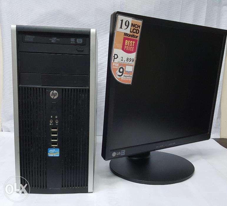 Intel Core I5 2400 3 10ghz With Hp Compaq 00 Elite Mt With 19 Inch Lcd Monitor With Mar Os Electronics Computers Desktops On Carousell