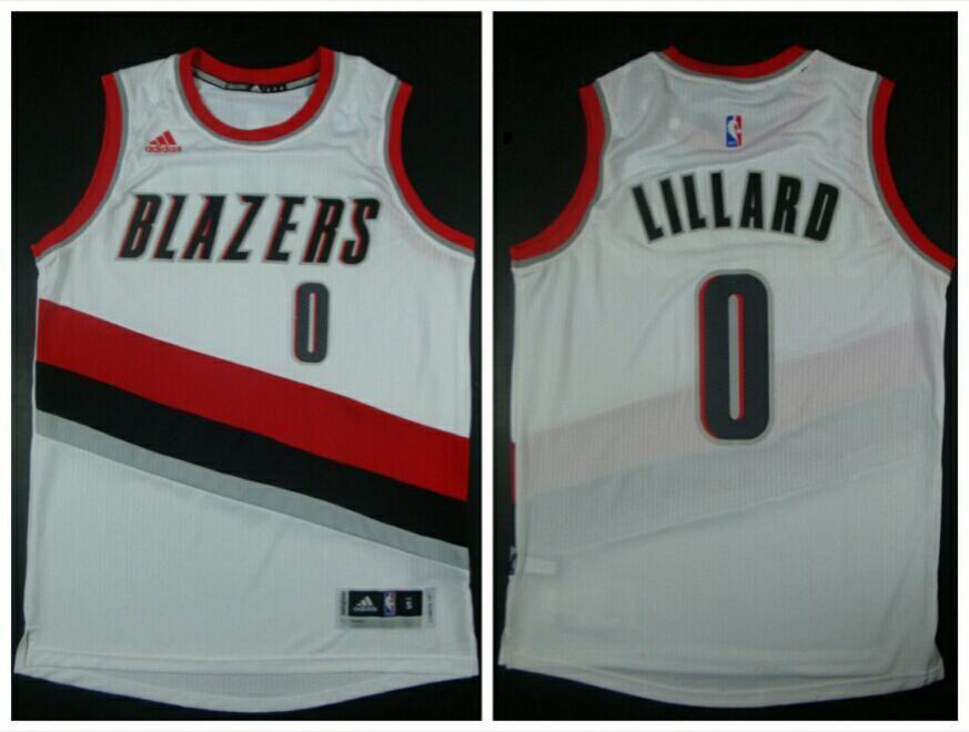 damian lillard white jersey