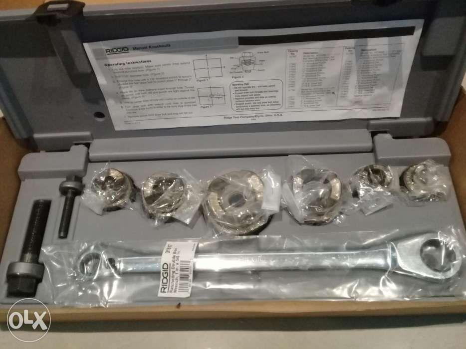 Ridgid Knockout Punch Sets, Commercial & Industrial, Construction Tools & Equipment on Carousell
