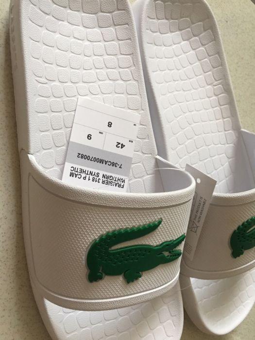 Lacoste sandals, Men's Fashion, Footwear, Slippers & Slides on Carousell