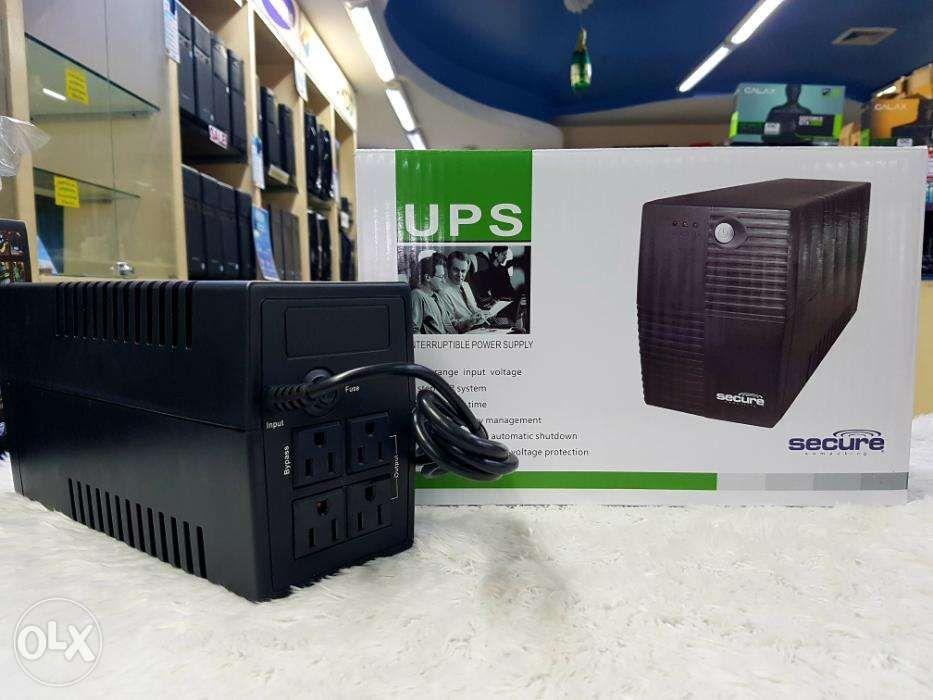 Ups Secure Computer Secure UPS 650VA Uninterruptible Power Supply, Computers & Tech, Parts ...