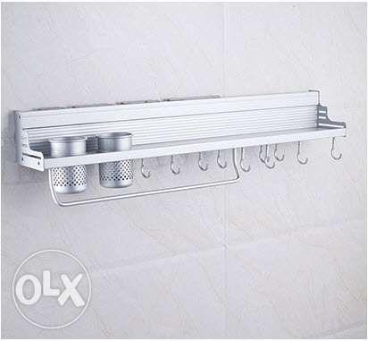 Aluminum Storage Rack Organizer (Category: Food Organization & Storage) located in Manila. Submitted by magicgerry (Listing ID 238905445, Image 2). Description: Aluminum Storage Rack Organizer (P599.00) Highlights: > Aluminum Storage Rack Organizer > Stores your knives, scissors, chopsticks, spoons, forks, and more efficiently > Hooks are adjustable; simply slide each one according to the space required > Space-saving > Multifunctional > Material