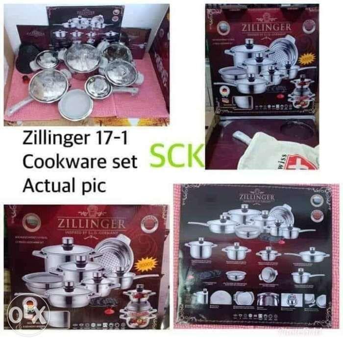 Zillinger Kaisa villa stainless cookware set, Furniture & Home Living