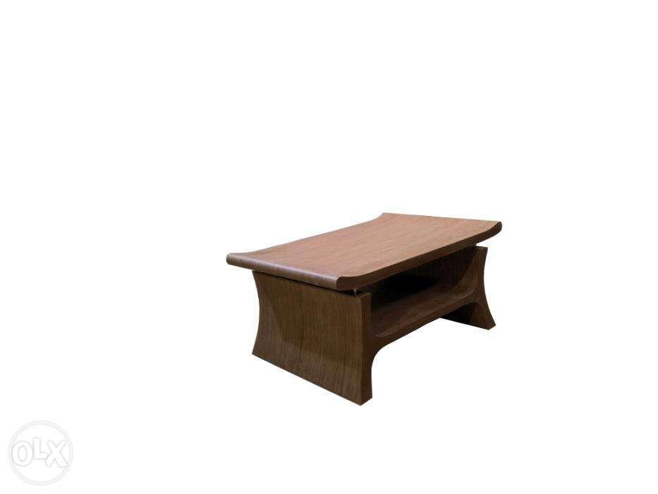 Center table, coffee table unique design with walnut wood grain texture (Category: Tables & Sets) located in Taytay. Submitted by stoflyfurniture (Listing ID 238911954, Image 2). Description: Dimension (WxDxH): 90 x 60 x 42.5 cm Material: Wood, stainless steel rod, and Walnut veneer. Walnut's wood grain texture is retained for an elegant feel. .