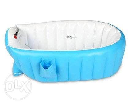 Inflatable Baby Bath Tub (Category: Bathtub & Bath Accessories) located in Manila. Submitted by magicgerry (Listing ID 238912682, Image 3). Description: Inflatable Baby Bath Tub (P649.00) Highlights: > Inflatable Baby Bath Tub > Deflates and folds easily for easy travel > Suitable for 6 months to 6 years old children who are able to sit upright unassisted > Makes bath tub more comfy for babies and toddlers > The textured surface helps prevent sli