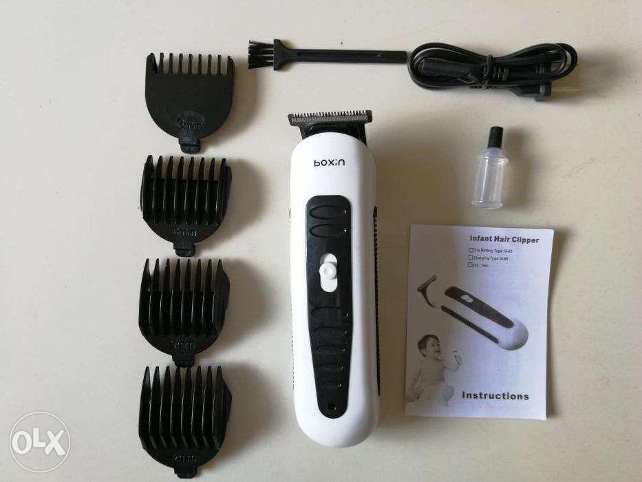 Rechargeable Baby Hair Clipper (Category: Baby Toiletries & Grooming) located in Manila. Submitted by magicgerry (Listing ID 238912782, Image 3). Description: Rechargeable Baby Hair Clipper (P498.00) > Can work plugged in or cordless > New ergonomic contour design > High-quality stainless steel blade > With 4 detachable brush (3, 6, 9, 12mm) > Voltage/Wattage: AC220-240V.