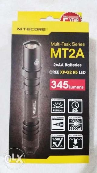 NITECORE MT2A 345 Lumens LED Flashlight with Holster 2xAA ZQ019F